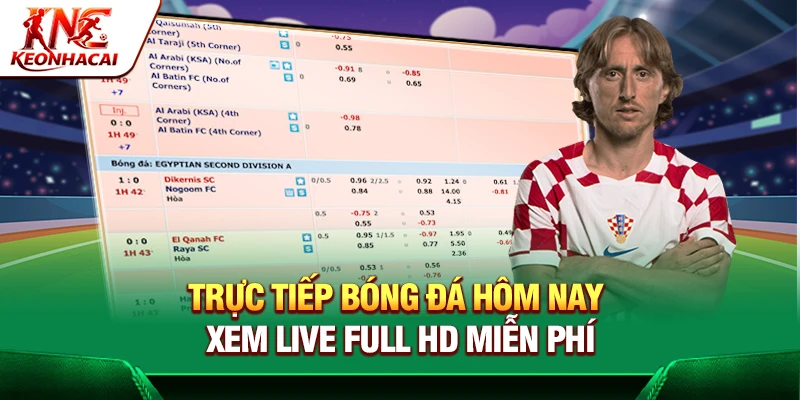Trực Tiếp Bóng Đá Hôm Nay – Xem Live Full HD Miễn Phí